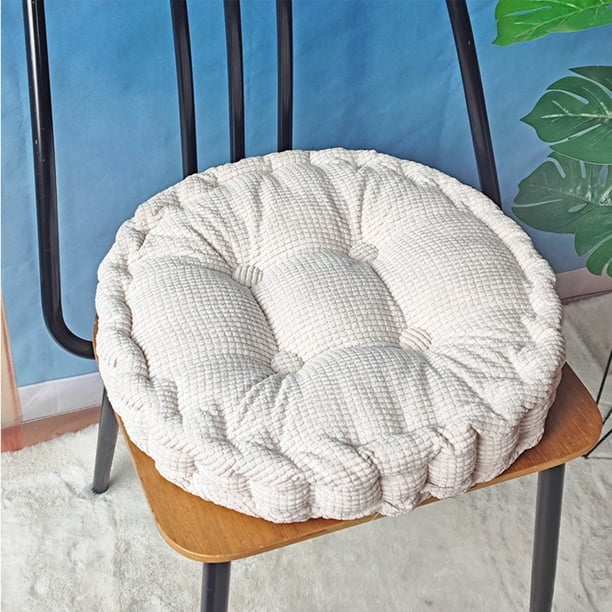 Cojines para silla, cojín de grano de maíz, cojín grueso hecho a mano, cojín de tatami, cojín de pana para asiento de silla