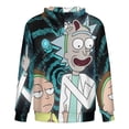thumbnail image 5 of Rick And Morty Jacket Casual Oversized Hoodie Stylish Zipper Hooded Sweatshirt Warm Loose Outerwear L, 5 of 8