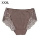 thumbnail image 1 of Jumpingount Ropa interior sin costuras de encaje para mujer Calzoncillos transpirables de cintura media para niñas Dama Ropa interior café 3L, 1 of 6