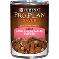 thumbnail image 1 of Purina Pro Plan Complete Essentials Entrée d'Agneau et de Légumes Tranches en Sauce, Nourriture Humide pour Chiens 368 g, 1 of 9