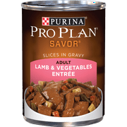 Purina Pro Plan Gravy Wet Dog Food, SAVOR Lamb & Vegetables Entree - 13 oz. Can