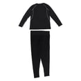 thumbnail image 1 of Leggings para hombre, camisa, conjunto de gimnasio, manga larga, alta elasticidad, gran tamaño, gimnasio masculino, kit para correr para deportes físicos, negro L, 1 of 12