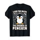 thumbnail image 1 of Hice los cálculos y la respuesta fue Pingüino - Camiseta divertida para amantes de los pingüinos - 220 g, 1 of 5