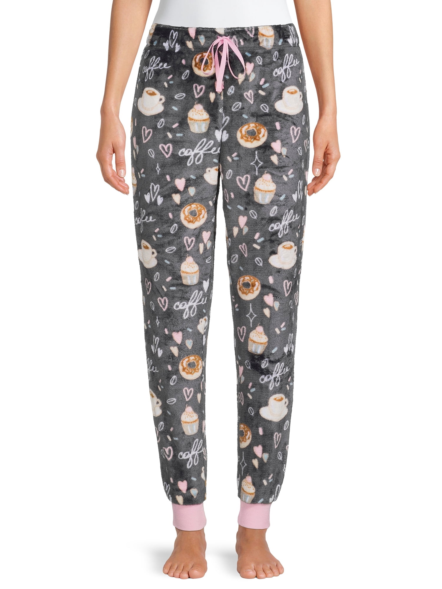 Secret Treasures Women's and Women's Plus Plush Cuffed Pajama Pants