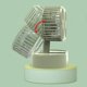 thumbnail image 4 of Ventilador de escritorio con diseño plegable de ángulo ajustable, ventilador doble, diseño de Motor Dual para dormitorio, sala de estar, oficina, ventilador doble, 4 of 5