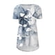 thumbnail image 5 of ICHUANYI Clearance Women's Summer Printed Round-Neck Loose Short Pullover Sleeve Tops Blouse(Navy, XL) ICHUANYI WER2023080915703, 5 of 5
