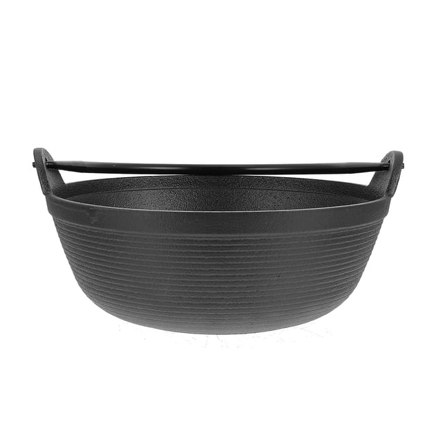 EeaseMX 1 olla japonesa de hierro fundido grueso para estofado, antiadherente, para cocina casera.