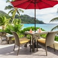thumbnail image 2 of Patiojoy 36LBS Outdoor Market Umbrella Base Stand Square Umbrella Holder Black, 2 of 6