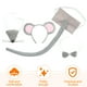 thumbnail image 3 of 1 conjunto de vestuario animal set orejas de mouse cola de diadema y lana, 3 of 4