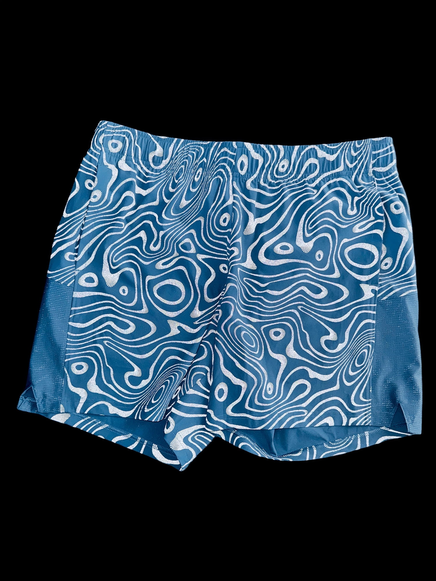 Athletic Works Men's Reflective Print Soccer Shorts, 6" Inseam, Sizes XS-3XL