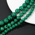 thumbnail image 4 of Necvior User Friendly Green Stone Beads Smooth Round Beads For Bracelet Necklace Making, 4 of 10