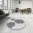 thumbnail image 4 of Ahgly Company Machine Washable Indoor Rectangle Transitional Platinum Gray Area Rugs, 7' x 9', 4 of 7