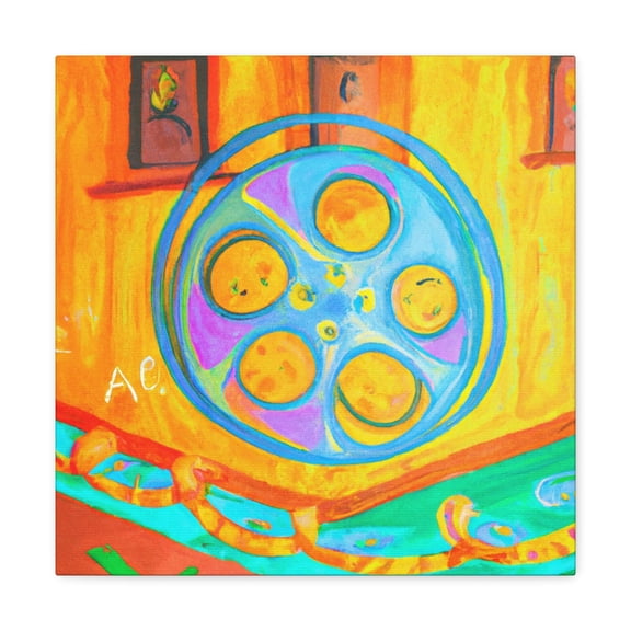 Film Reels Remembered - Canvas