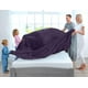 thumbnail image 3 of Manta Utopia para ropa de cama doble, 152 x 203 cm, color morado, 300 g/m², 3 of 9