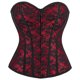thumbnail image 1 of Faja moldeadora de cintura para mujer, sin mangas, con estampado y cremallera frontal, de poliéster, 1 of 7