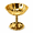 Lotus Cup-gold, variant on Stainless Steel Martini Cocktail Glass, Creative Triangular Stem Bar Cup, Reusable Wine & Dessert Goblet for Home Bar, Party & Mixology Use