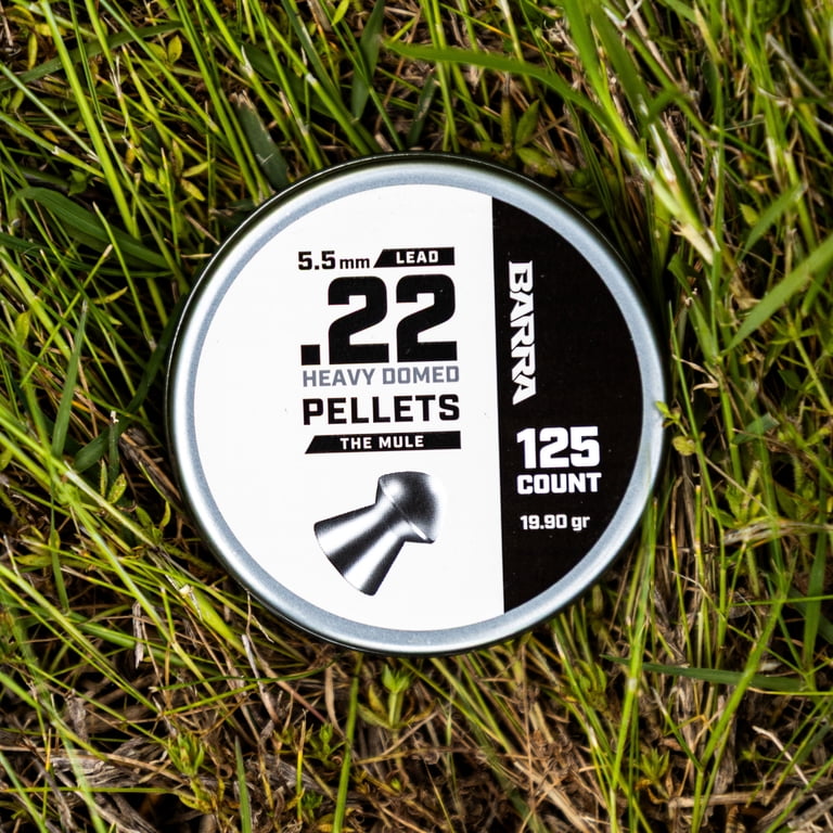 Barra Mule Heavy Dome Airgun Pellets – 19.90 Grain, .22 Cal / 5.5