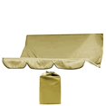 thumbnail image 2 of Tnobhg Rain Cover Waterproof Ruffle Design UV Resistant Simple Installation Universal Protective Oxford Cloth Thickened Swing Canopy Rain Cover Replacement Home Supplies, 2 of 8