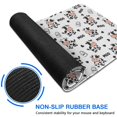 thumbnail image 6 of Long Mouse Pads for Desk,White Cow Moo Pattern Desk Mats on Top Of Desks, Desk Mouse Pad Extra Large with 3mm Non-Slip Base and Stitched Edge for Gaming,Office,Work,Home 35.4"x15.7", 6 of 6