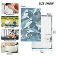 thumbnail image 2 of Many Sharks Cotton Face Towel Soft Hand Towel Absorbent Bathroom Towel for Kitchen Hotel, 2 of 7