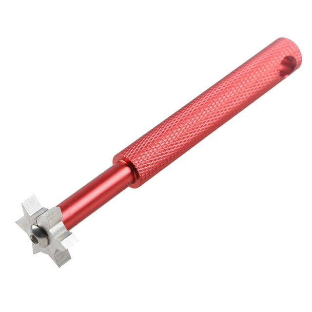 Under 15$ Oimcto Red Hexagonal Golf Iron Groove Cleaner,Cleaning 6 Tool Accessories Club Sharpener Tool Sports Kit with Storage Case,Include:A Golf Club Head Cleaning Tool