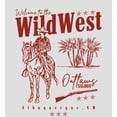 thumbnail image 5 of Wild West Cowboy Adult Vivid White Crew Neck Short Sleeve Tee-Medium, 5 of 6