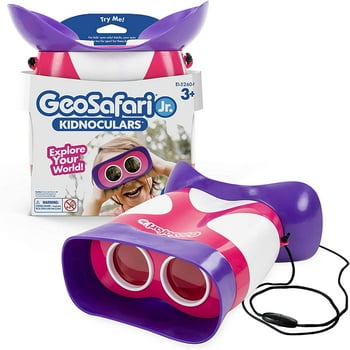 Educational Ins GeoSafari Jr. Pink Kidnoculars Binoculars for Kids, Ages 3+