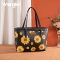 thumbnail image 7 of Montana West Women's Wrangler Tote Bag - Sunflower Floral Purse, Western Style Shoulder Bag, Ideal Memory-Keeper, Black, 7 of 7