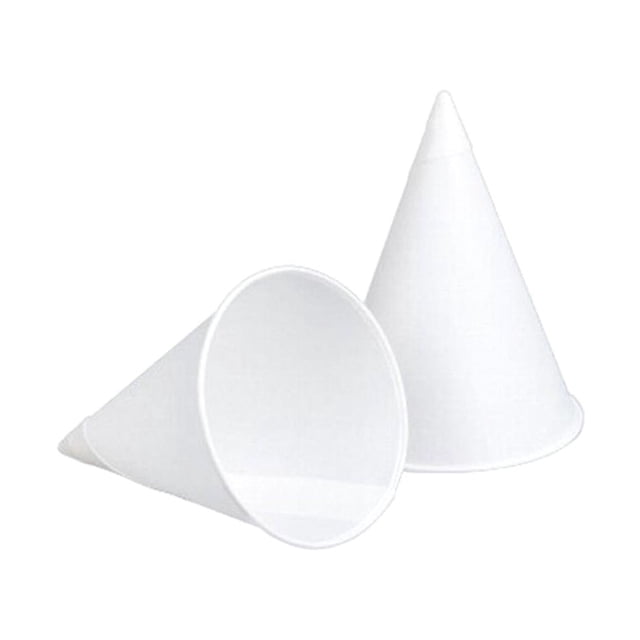 Conos De Papel Para Agua 118 ml 4 Oz 250 Pzas