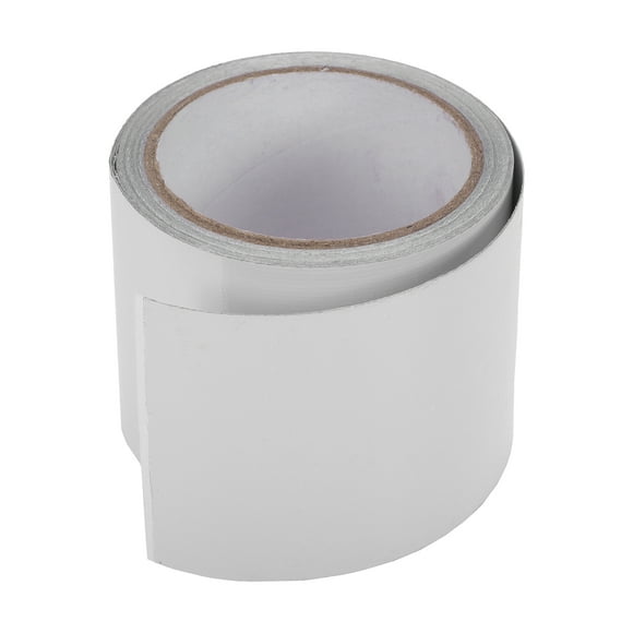 Unique Bargains Ruban pour Camion VR Voiture 3,15 Pouces X 24,61 Pi Autocollant en Fibre de Verre Étanche Ruban pour Auvent de Tente Bâche Blanche