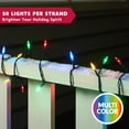 thumbnail image 3 of Cadena de luces Joiedomi 50 LED, 5 m, batería multicolor, 8 modos, 3 of 8
