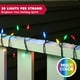 thumbnail image 3 of Cadena de luces Joiedomi 50 LED, 5 m, batería multicolor, 8 modos, 3 of 8