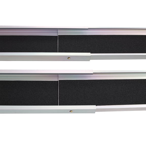 7' Adjustable Wheelchair Telescoping Track Ramps,