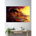 thumbnail image 2 of Valentine The Voidant Vagrant Poster Wall Art, Modern Wall Decor For Living Room Bedroom, 8x12 UNFRAMED, 2 of 3
