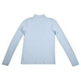 thumbnail image 5 of Fgnfyis Women Half Turtleneck Sweater Pullover for Autumn Winter Casual Wear Light Blue One Size, 5 of 8