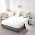 thumbnail image 5 of Manfei Abstract Geometric Rhombus 7-Piece Twin Bedding Sets,Modern Minimalist Aesthetic Bedding Comforter Set,Orange Beige Blue Sheet Sets For Girls Boys,Super Cozy Room Decor Reversible, 5 of 8