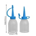 thumbnail image 4 of Naiovety 5 uds bote dispensador 30ml espesar cuero de imitación pequeñas botellas de aceite dispensador exprimidor de salsa de aceite botella Almacenamiento y organización del hogar, 4 of 6