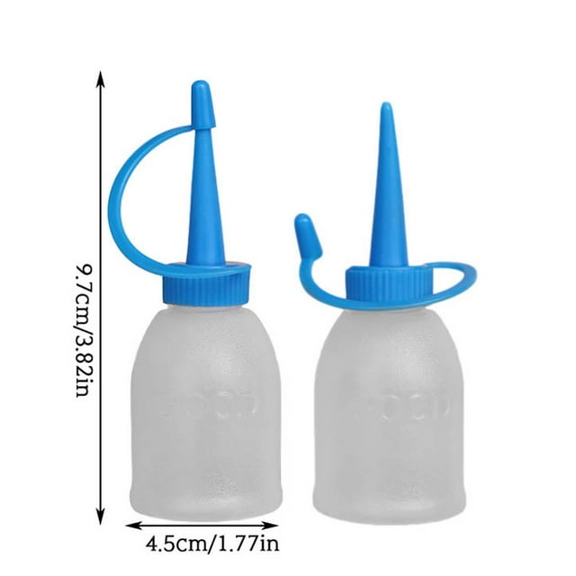 Applicator Bottle Sauce Bottle with Pointed Nozzle Kitchen Condiment Dispenser Oil Sauce Squeeze Bottle Condiment Squeeze Bottles
