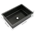 thumbnail image 6 of Wildnix Modern Rectangular Bathroom Sink, Undermount Design, Brushed 304 Stainless Steel, Pop-Up Drain Included, 6.07 Gallon Capacity, Stylish and Space-Saving for Your Bathroom, 6 of 6