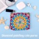 thumbnail image 4 of Cartera Pulsera Hecha A Mano Con Diamantes 5D PU ​​flor Retro Forma Especial Parcial, 4 of 9