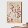 thumbnail image 2 of wall26 Framed Canvas Print Wall Art Vintage Wood Panel Cherry Blossoms Nature Wilderness Illustrations Modern Art Decorative Rustic Relax/Calm for Living Room, Bedroom, Office - 24"x36" Nat, 2 of 5