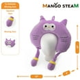 thumbnail image 2 of Mango Steam 19" Animal Travel Pillow with Waving Ears - Soft Plush Neck Support for Kids - Owl, Purple, 2 of 7