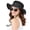 Black, variant on UPF 50+ Sun Hats for Women Men - Wide Brim Summer Mesh Hat UV Protection Packable Boonie Bucket Fishing Camping Safari Beach Hats for Ladies Hiking