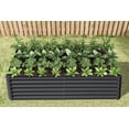 thumbnail image 7 of Domi Galvanized Raised Garden Bed ,Large Metal Planter Box for Growing Vegetables, Fruits, and Flowers Outdoors, Gray, 6x3x1.5ft, 7 of 7