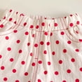 thumbnail image 4 of ZACPNCV Girl's Layered Ruffle Shorts Elastic Waist Bloomer Shorts Red 4-5 Years, 4 of 9