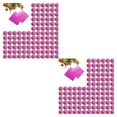 thumbnail image 1 of QualitChoice 100 Pcs Carrés en Aluminium Colorés pour Emballage Bonbons Chocolat Sucettes Roses 2Set, 1 of 6