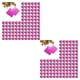 thumbnail image 1 of Injueey 100 unids/set envoltorios cuadrados de papel de aluminio para alimentos, paquete colorido para dulces, piruletas de Chocolate, envoltura de rosado 2piezas Injueey CBP019444, 1 of 5