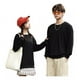 thumbnail image 3 of Sudadera Cuello Redondo Color Sólido Sudadera Hombre Y Mujer, 3 of 8
