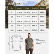 ARRIS Short Sleeve T-shirt for Men Comfortable and Breathable Sun Shirts Fashionable and Cool Mens Shirts-L
