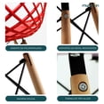 thumbnail image 2 of Comedor Vento 4 personas rectangular Rojo, 2 of 7
